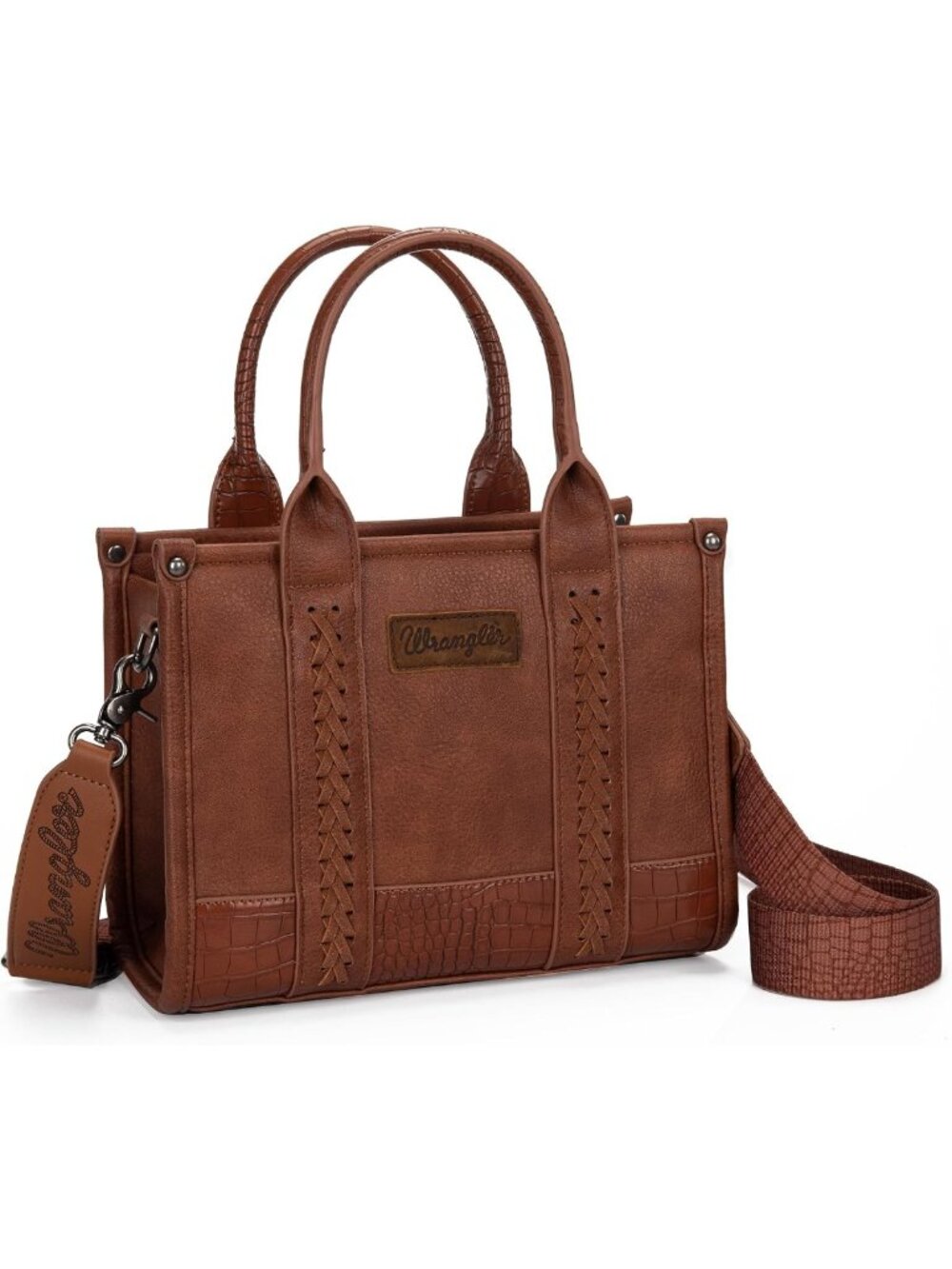Stylish Western Cow Print Tote Bag for Women | Designer Top Handle Handbag
